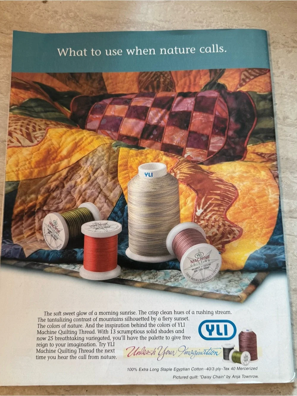 September 2003 Quilters Newsletter Magazine Fall Quilting‎